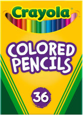 Crayola Colored Pencils (36ct), Kids Pencil Set, Pre-Sharpened Coloring Book Pencils for Kids & Adults, Arts & Crafts Supplies, Ages 3+ (Pack of 12)