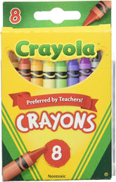 Crayola Crayons, 8 Count (Case of 48)