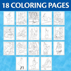 Crayola Frozen Color Wonder Coloring Set, 18 Mess Free Coloring Pages for Toddlers, Toys for Kids, Toddler Gifts