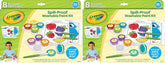 Crayola Spill Proof Paint Set (8ct), Washable Toddler Paint Kit, with Brushes, Pots, Activity Pages, Arts & Crafts Kit, Gift for Toddlers, Ages 3+ (Pack of 2)
