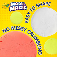 Crayola Model Magic (30 Pack), Air Dry Modeling Material, Teacher Classroom Must Haves, School Supplies for Kids, Soft Clay Alternative, 15 Colors, 1 oz Packs