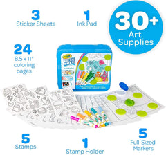 Crayola Color Wonder Mess Free Coloring Activity Set (30+ Pcs), Essential Easter Basket Stuffers for Kids, Travel Art Kit, Gift for Toddlers, Ages 3+ (Pack of 4)