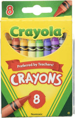 Crayola Crayons, 8 Count (Case of 48)