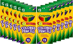 Crayola Colored Pencils Bulk, Kids School Supplies for Teachers, 12 Packs with 12 Colors [Amazon Exclusive]
