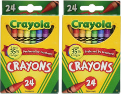 Crayola Crayons 24 ct (Pack of 2)