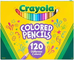 Crayola Colored Pencils Set for Kids (120ct), Cute School Supplies, Teacher Must Haves, Coloring Book Pencils, Bulk Colored Pencils for Boys & Girls, Ages 3, 4, 5